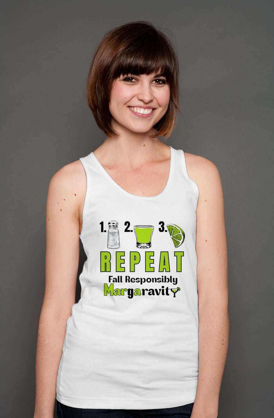 123 REPEAT, unisex tank