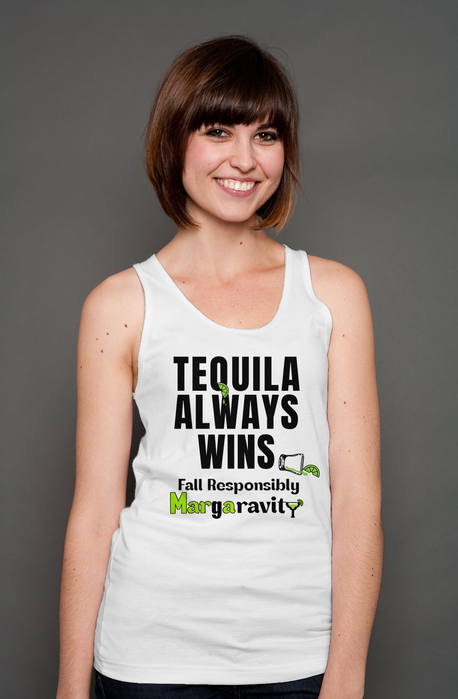 Tequila Always Wins, unisex tank