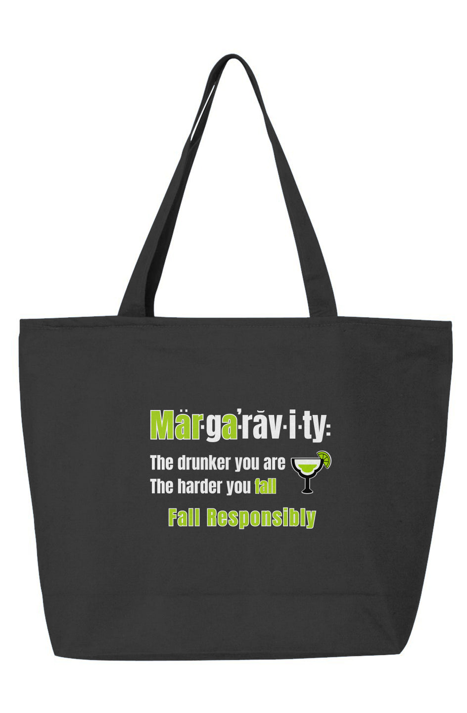 Margaravity Definition, 25L Zippered Tote