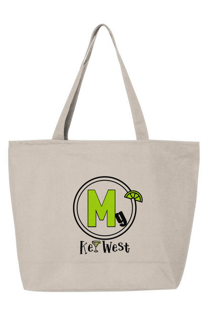 Margaravity Key West Logo, 25L Zippered Tote