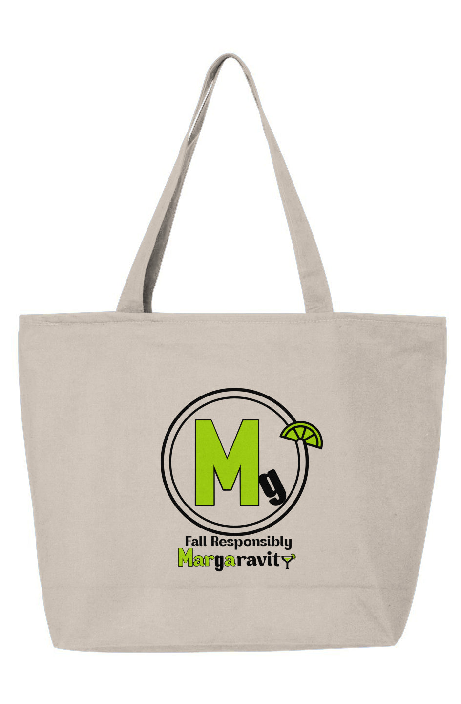 Margaravity Logo, 25L Zippered Tote