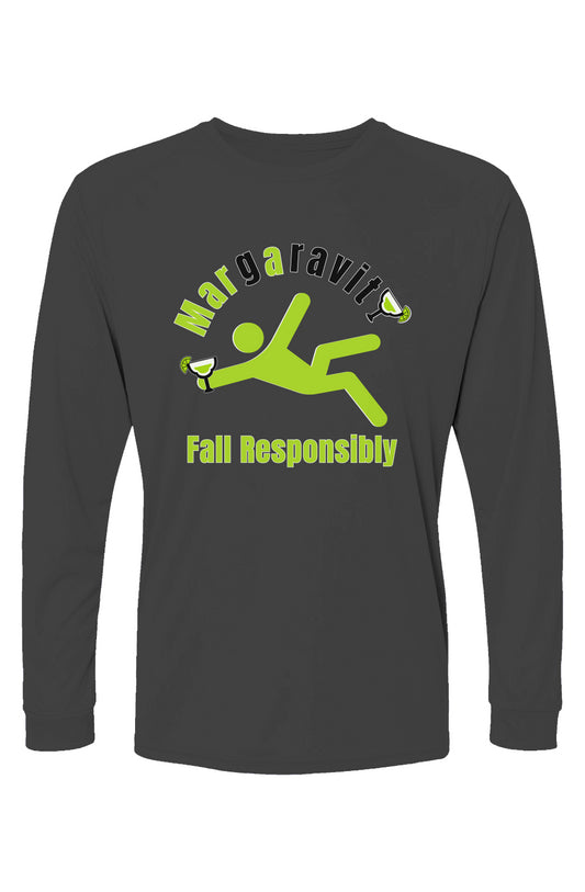Margaravity Fall Responsibly, Islander Long Sleeve T-Shirt