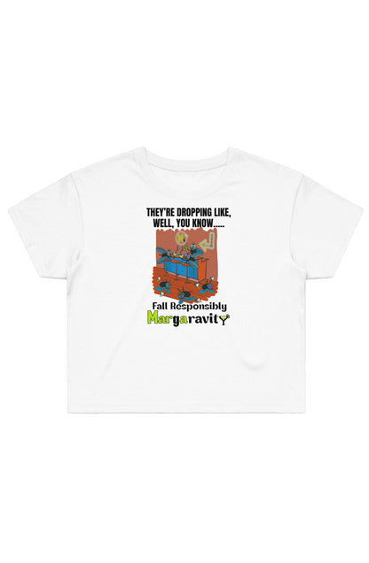 Dropping Like Flies, Street Crop Tee