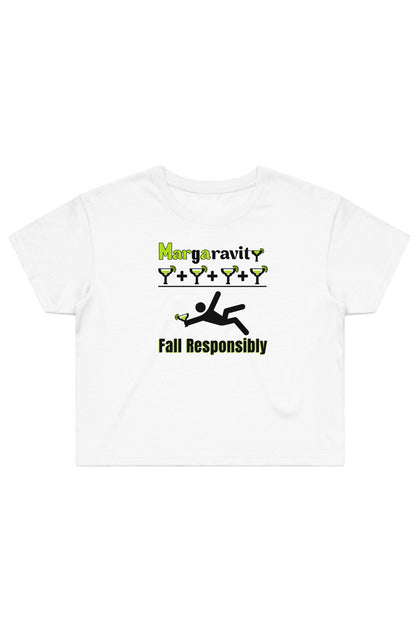 Margaravity Math, Street Crop Tee